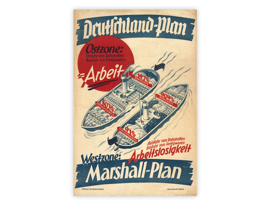 Plakat der SED Eisenach aus dem Jahre 1948