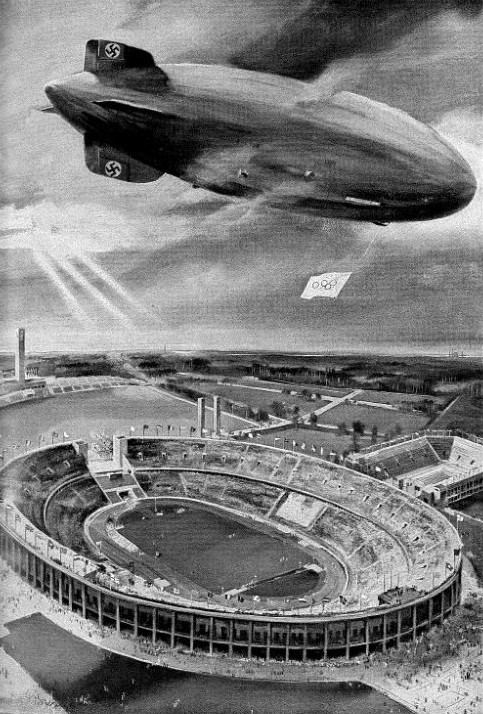 Das Luftschiff Hindenburg
