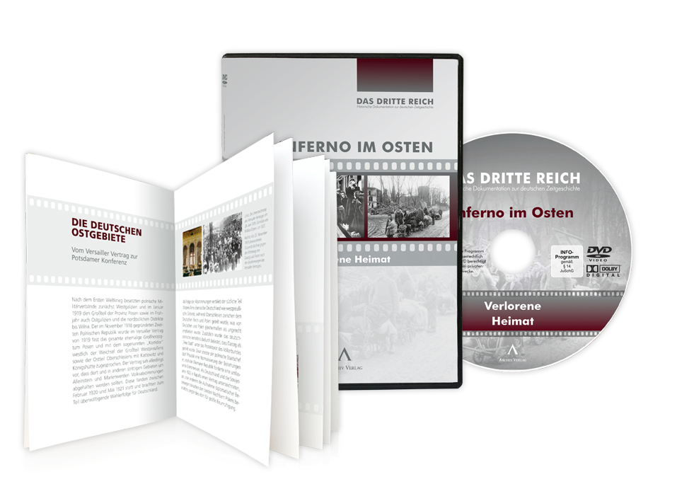  Ihre 3. Lieferung: »Inferno im Osten - Verlorene Heimat«     Mit der Niederlage in Stalingrad nahm der Krieg eine entscheidende Wende und die Ostfront schob sich zurück nach Westen. Die dramatische Flucht der Deutschen vor den sowjetischen Truppen begann.