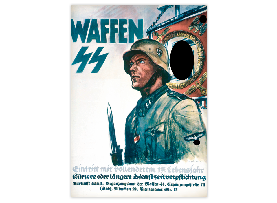 Werbeplakat für den Eintritt in die Waffen-SS