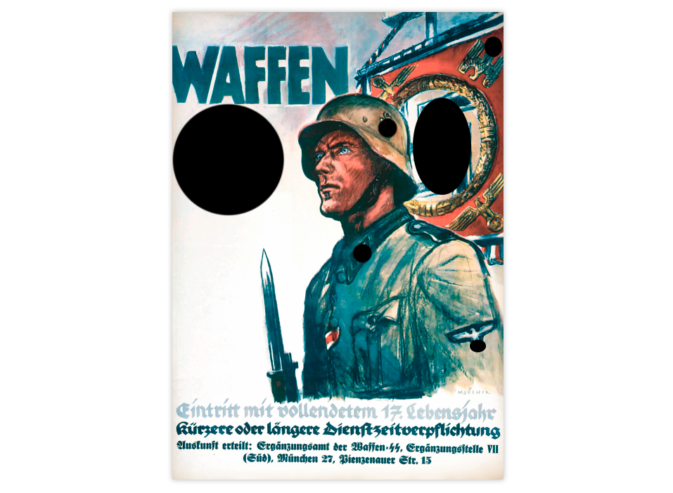 Werbeplakat für den Eintritt in die Waffen-SS