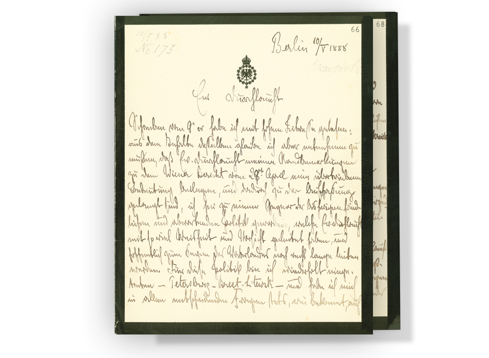 Die Proklamation Wilhelms II. vom 18. Juni 1888, erschienen in: "Wöchentliche Anzeigen für das Fürstbistum Ratzeburg" am 22. Juni 1888