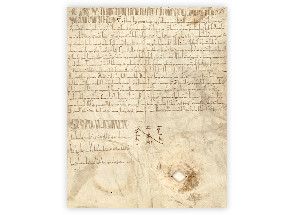 Die Urkunde Kaiser Friedrich I. Barbarossas von 1158 mit der ersten Erwähnung Münchens