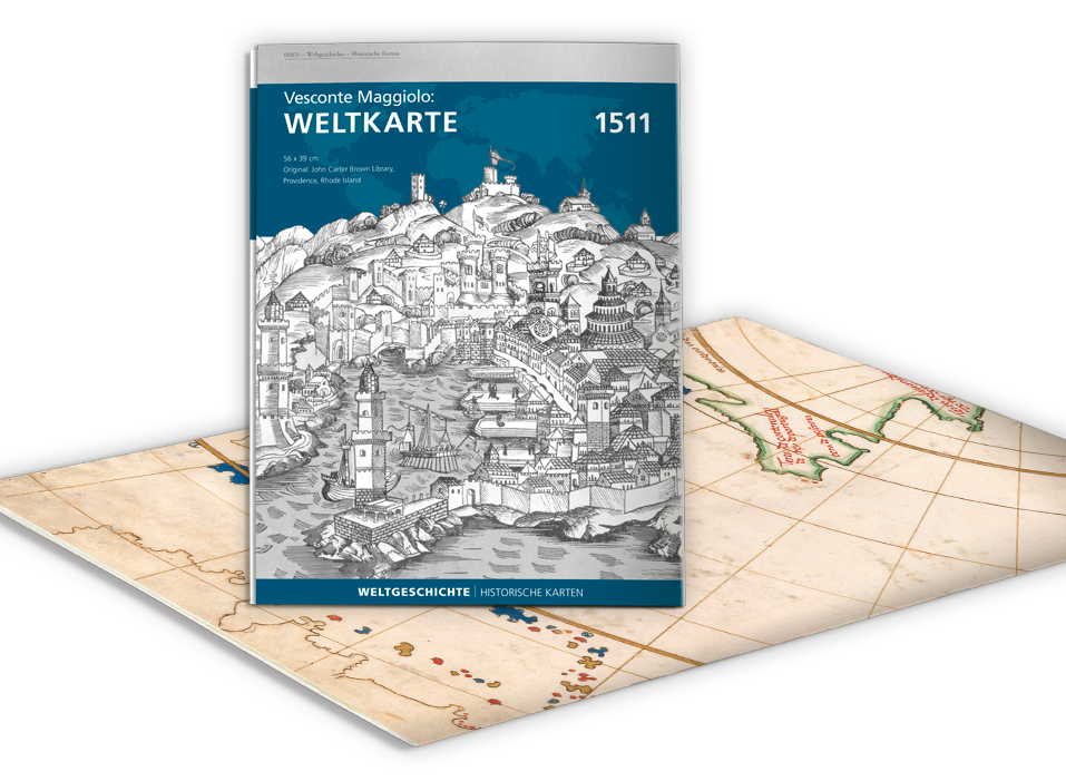 »Vesconte Maggiolo: Weltkarte, 1511«