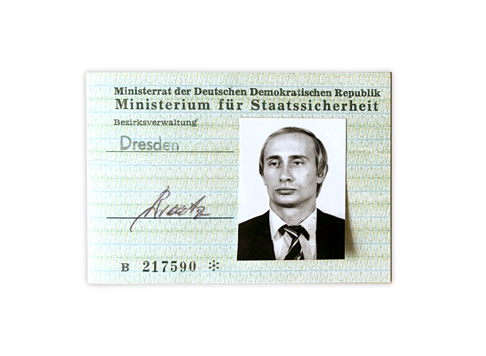 Putins Stasi-Dienstausweis