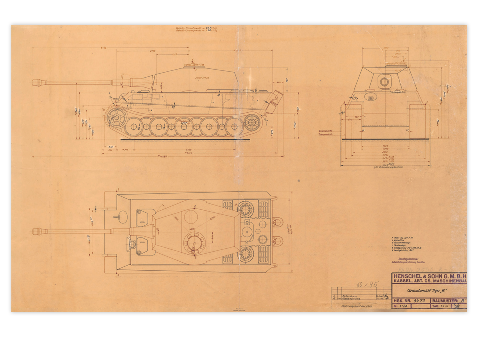 Gesamtansicht Tiger "B" von Henschel & Sohn GmbH