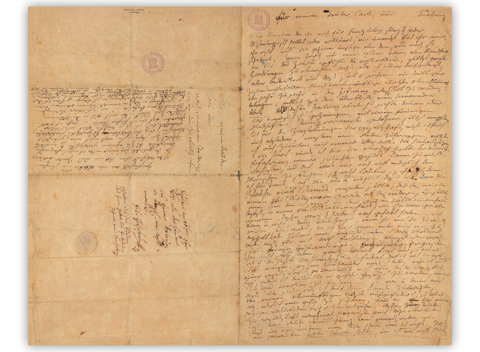 BEETHOVENS BRIEF an seine Brüder Kaspar Karl und Johann aus dem Oktober 1802, das sogenannte Heiligenstädter Testament