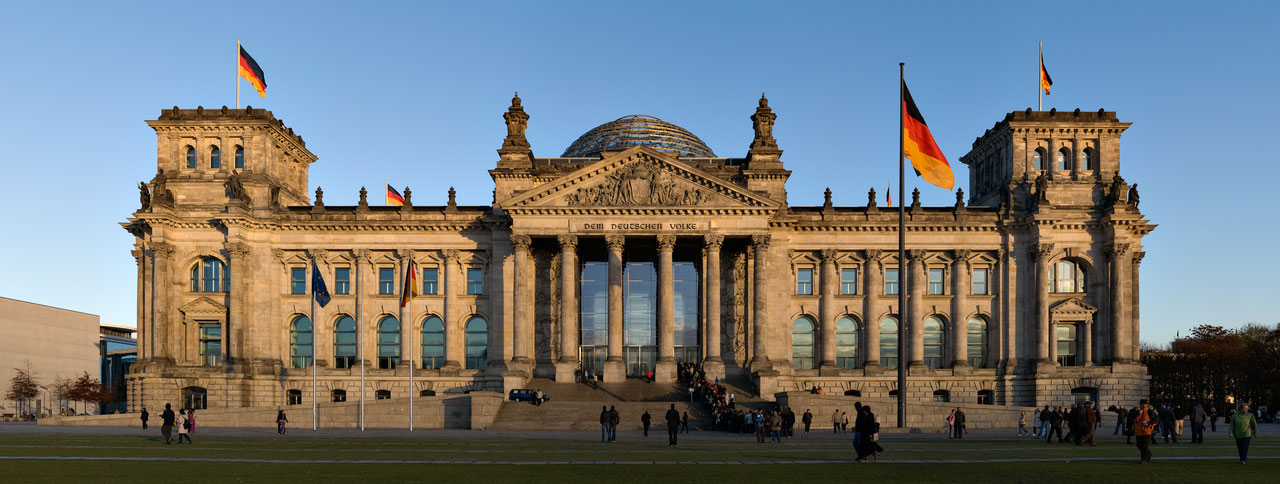 Das Reichsgebäude in Berlin