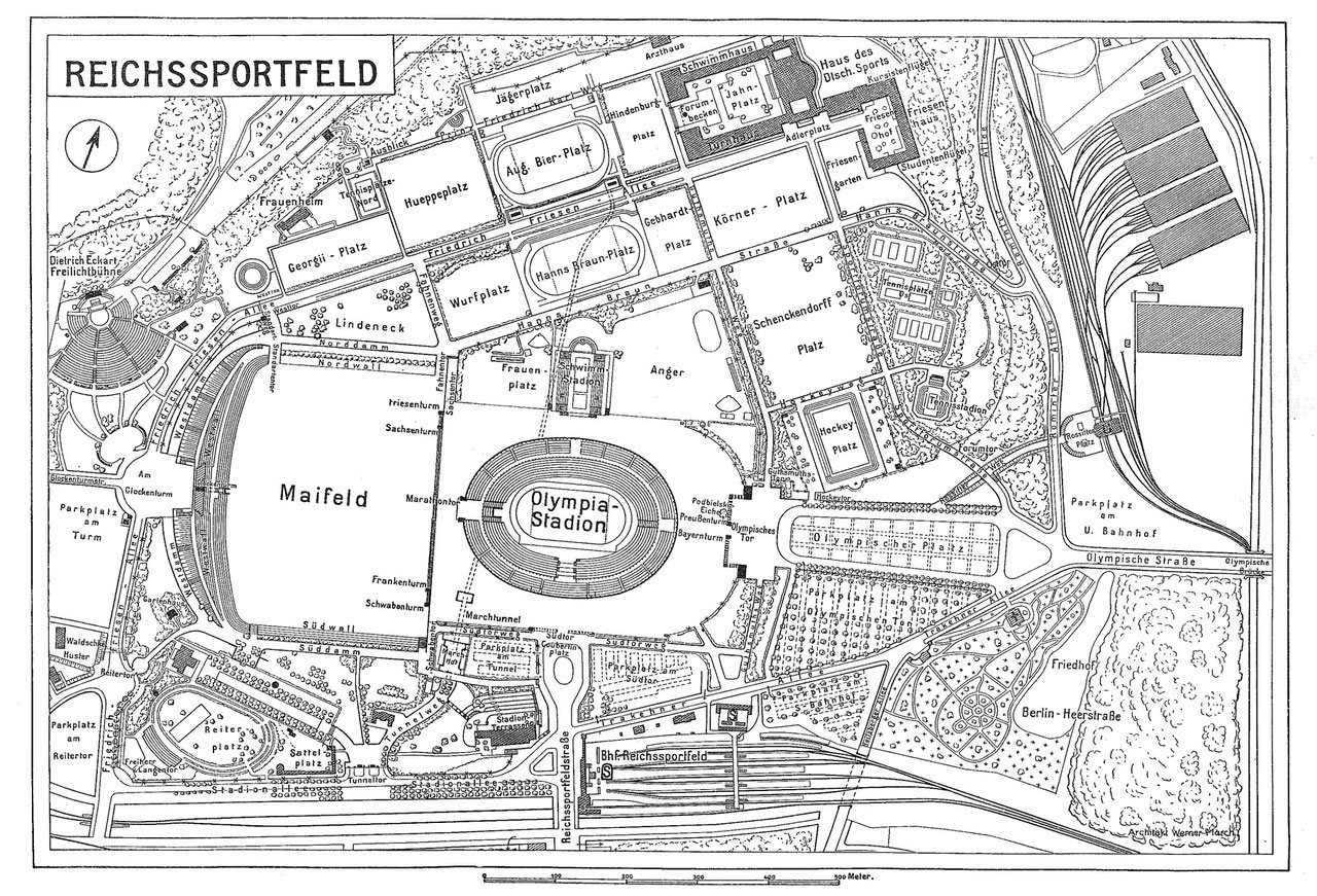 Der Plan vom Reichssportfeld