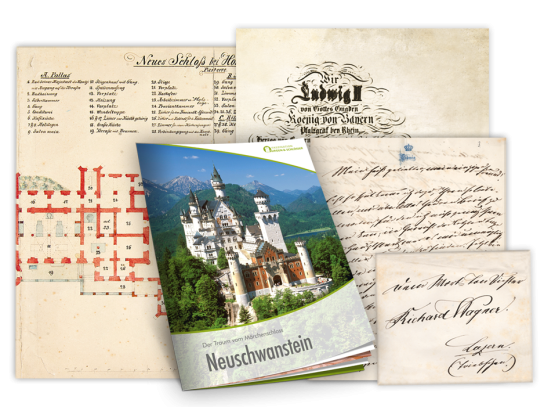Schloss Neuschwanstein ist Ihr Einstieg in unsere Edition "Burgen und Schlösser".