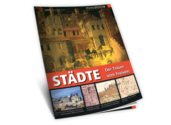 Begeben Sie sich auf eine einzigartige Zeitreise und tauchen Sie ein in die Welt des mittelalterlichen Alltags im Straßengewirr aufstrebender Städte, deren Bedeutung für die Menschen immer mehr wuchs!