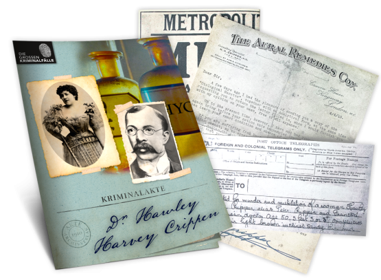 10 spannende Kriminalfälle der Geschichte! »Kriminalakte Dr. Hawley Harvey Crippen!«