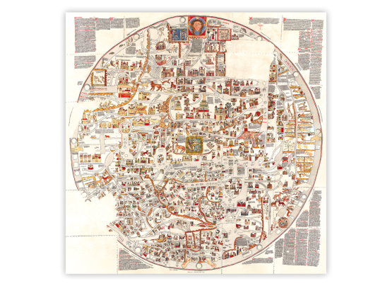 Für Sie originalgetreu reproduziert: Gervasius von Tilbury: Ebstorfer Weltkarte, 1235