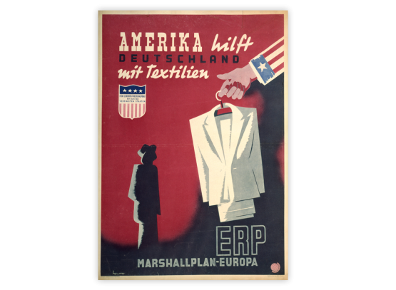 Ihr zweites Dokument: US-amerikanisches Werbeplakat für den Marshallplan aus dem Jahr 1948.
