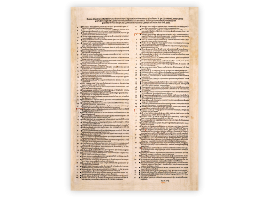 Beginn der Reformation: Lesen Sie exklusiv Luthers 95 Thesen als originalgetreue Reproduktion. Geschichte hautnah!