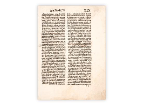 Ein brisantes Dokument als originalgetreue Reproduktion: Beim Hexenhammer handelt es sich um einen Leitfaden zur Hexenverfolgung!