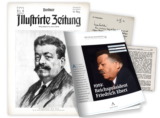 "1919: Reichspräsident Friedrich Ebert"