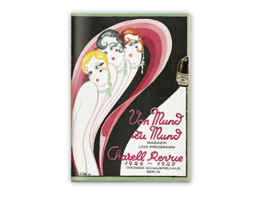 Programmheft der Revue "Von Mund zu Mund" (50 Seiten)