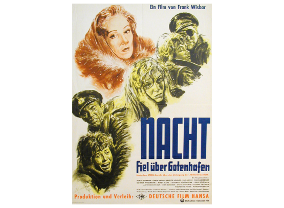 Das Filmplakat »Nacht fiel über Gotenhafen« aus dem Jahr 1959 ist ihr zweites Faksimile