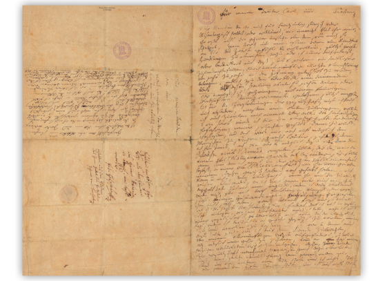 BEETHOVENS BRIEF an seine Brüder Kaspar Karl und Johann aus dem Oktober 1802, das sogenannte Heiligenstädter Testament