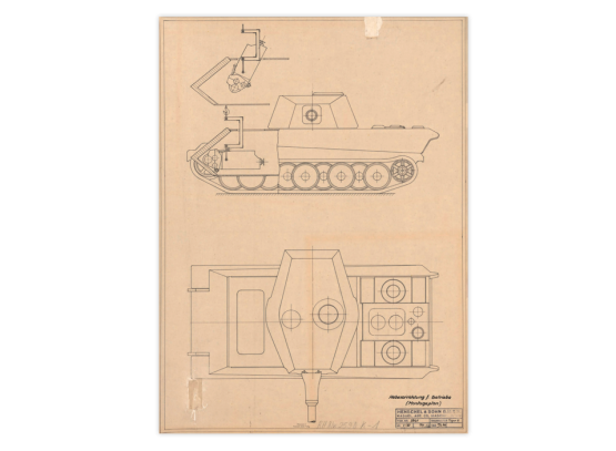 Studieren Sie den Montageplan des Panzer Tiger 2!